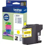 Tusz Brother tusz oryginalny Lc-221Y, Yellow  Lc221Y 4977766747349