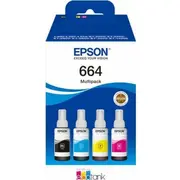 Tusz Epson Oryginalny Wkład Atramentowy Ecotank 664 Wielokolorowy  C13T664640 8715946685205