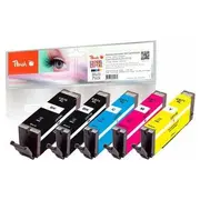 Tusz Peach Pi100-302 Canon Pgi-570Xl/Cli-571Xl Multipack  bk, pbk, c, m, y 7640173430070