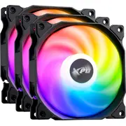 Wentylator Xpg Vento 120 Argb Pwm Black 3-Pack Vento120Argbpwm3C-Bkcww  75261454 4711085946614