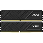 16 Gb Adata Dimm 3600 2X 8 Dual-Kit Black, Ax4U36008G18I-Dtbkd35, Xpg Gammix D35, Intel Xmp  Ax4U36008G18I-Dtbkd35 4711085942920