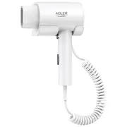 Adler  Wall-Mount Hair Dryer Ad 2285 2000 W Number of temperature settings 3 White 2285W 5905575908018