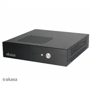 Akasa Cypher Thin-Mini-Itx Case incl. 120W Power Supply, Oem - Black  Geak-049 4710614534407 Ak-Itx04M-12Eu