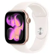 Apple Watch Series 11 Gps  Cellular 46Mm Rose Gold Aluminium Case with Light Blush Sport Band - M/L Mfcj4Et/A 0195950477252