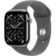 Apple Watch Series 11 Gps  Cellular 46Mm Natural Titanium Case Stone Gray Sport Band - S/M Mfcw4Mp/A 195950629705 Zeg-Smw-Apl-812