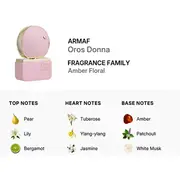Armaf Armaf, Oros Donna, Eau De Parfum, For Women, 100 ml Women  6294015116373