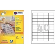 Avery Zweckform Etyk.zf 3657 48.5X25,4 Margi./4000 Etykieta -  4004182036570