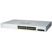 Cisco switch Cbs220-24Fp-4X, 24Xgbe Rj45, 4X10Gbe Sfp, Poe, 382W - Refresh  Cbs220-24Fp-4X-Eu-Rf 889728503013