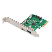 Digitus  Pcie card, Usb-C 3.1 Gen 2, 10Gpbs, Usb-A Ds-30225 4016032460077