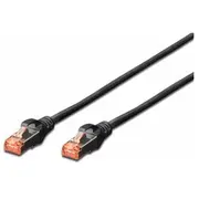Digitus Patchcord Cat 6, S-Ftp, 10M, Black, 5 sztuk Dk-1644-100-Bl-5  4016032442363