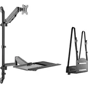 Equip Wandmontierte Workstation 17-32/1Tft 8Kg Black lite Retail  650170 4015867236253