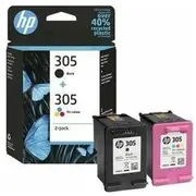 Tusz Hp Inc. nr 305 2-Pack 6Zd17Ae wkład do drukarki atramentowej  1792020 195161166969