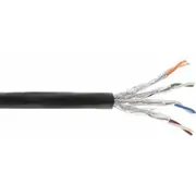Inline Kabel instalacyjny S/Ftp Pimf, Cat.7A, Awg 23, 1200 Mhz, Pe, Black, 500M 70500P  4043718219469