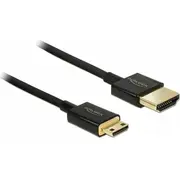 Kabel Delock Hdmi Mini - 2M Black 84778  4043619847785