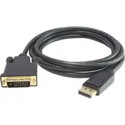 Kabel Premiumcord Displayport - Dvi-D 3M Black Kportadk02-03  kportadk02-03 8592220012342