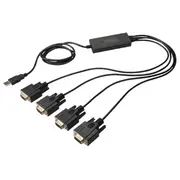 Kabel Usb Digitus Usb-A - Rs-232 1.5 m Black Da70159  Da-70159 4016032308539