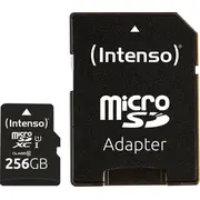 Intenso microSD-Card Class10 Uhs-I 256Gb Speicherkarte  3424492 4034303031719 141057