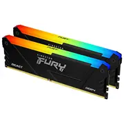 Kingston Technology Fury Beast 16Gb 3600Mt/S Ddr4 Cl17 Dimm Kit of 2 Rgb  Kf436C17Bb2Ak2/16 740617337440 Rd-Ddr4-Kng-142