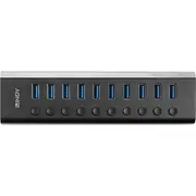 Lindy 10 Port Usb 3.0 Hub z włącznikami/wyłącznikami  43370 4002888433709