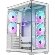 Modecom Pc case Volcano Space Xl Argb Full Tower 5 fans, white  At-Space-Xl-5F-Argb-20 5903560982289 Komcpob0Sxl5F20