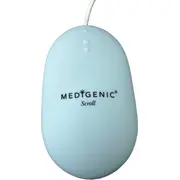Medigenic Mma Scroll Maus UsbPs2 Ip65 Silikon hellblau  Vm920410 4040895010957