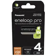 Panasonic  Rechargeable Batteries Eneloop Pro Bk-3Hcde/4Be Aa 2500 mAh 4 pcs 5410853064152