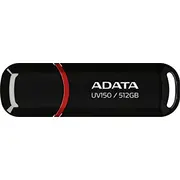 Pendrive Adata Uv150, 512 Gb  Auv150-512G-Rbk 4711085944177