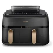 Philips Dual Steam Air Fryer  Na552/00 5000 Series Power 2750 W Capacity 9 L Rapidair Plus Black 8720389049286 Agdphifry0061