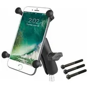 Ram Mounts X-Grip Large Phone Mount with Motorcycle Handlebar Clamp Base  Ram-B-367-Un10U 793442951084 Akgrmmuch0006