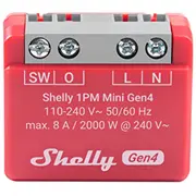 Shelly 1Pm Mini Gen4 Controller Zigbee/Matter  1Pmminigen4 3800238070809 076934