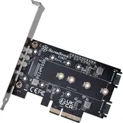 Silverstone Sst-Ecm27 M.2/Sata Adapterkarte, Pcie 4.0, 1X M-Key, 2X Sata 6G - Low Profile  4710679815107