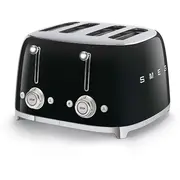 Smeg Toaster 4X4 50Style Black Tsf03Bleu  8017709263362