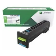 Lexmark 72K20C0 Cs82X Toner cyan return  0734646586245