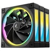 Deepcool Fl12R-3 In 1 Computer case Fan 12 cm Black 3 pcs  R-Fl12R-Bkapn3-G 6933412785132 Chldecwen0016