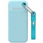 Zewnętrzny Verbatim Pocket Ssd 2Tb Usb-C 3.2 gen.2 Black-Polarny niebieski 32325  023942323259