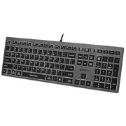 A4Tech 47125 Fstyler Fx60H Grey White Backlit  A4Tkla47125 4711421976343 Kl-A4T-157
