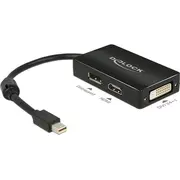 Adapter Av Delock Displayport Mini - Hdmi Dvi-D Black 62623  4043619626236
