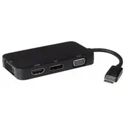 Adapter Av Premiumcord Displayport - Hdmi D-Sub Vga Dvi Black Kportad16  kportad16 8592220015466