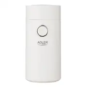 Adler  Coffee Mill Ad 4446Ws 150 W beans capacity 75 g White 5903887800457
