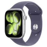 Apple  Watch Series 11 Gps 46Mm Silver Aluminium Case with Purple Fog Sport Band - S/M Mev94Et/A 195950464177