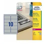 Avery Zweckform Etykiety znamionowe, srebrne 20 ark. L6012-20  4004182060124