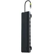 Baseus Elitejoy Eh3 12In1 Usb-C  2Xhdmi 4K60Hz Dp 2Xusb-C 10Gb/S 2Xusb-A 5Gb/S Usb-A 480Mb/S Sd/Microsd 3.0 Rj45 1Gb Pd szara 6932172692278