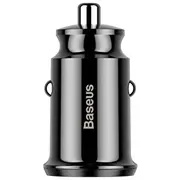 Baseus Grain Car Charger 2X Usb 5V 3.1A Black  Ccall-Ml01 6953156276512 016534