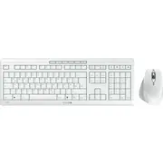 Klawiatura  mysz Cherry Jd-8550De-0 klawiatura Dołączona myszka Dom/Biuro Rf Wireless Qwertz niemiecki White 4025112109898