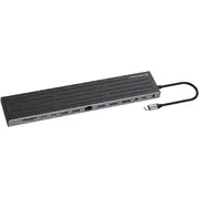 Conceptronic 14-1 Dock Usb-C-2Xhdmi/Dp/2Xusb-C/ 18Cm sw  Donn32B 4015867241288