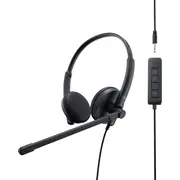 Dell Wh1022 Zestaw słuchawkowy Przewodowa Opaska na głowę Połączenia/Muzyka Usb Typu-A Black  520-Aavo 5715063802298