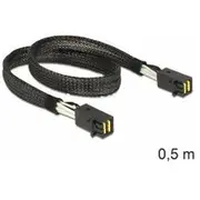 Delock Sff 8643 - 8643, 0.5M, Black 83386  4043619833863