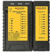 Delock Tester przewodów Rj45 / Rj12 Poe 86107  4043619861071