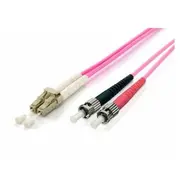 Equip Patchcord światłowodowy Lc- St, Multimode, Duplex, Om4, 2M 255542  4015867178973