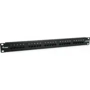 Equip Patchpanel 25X Rj45 Cat3 19 Utp 1He Isdn Black  125298 4015867207505
